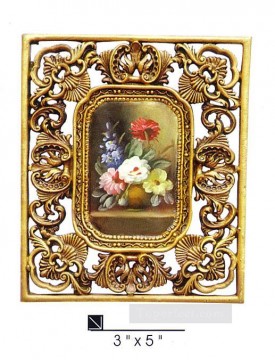 gold foil frame Painting - SM106 SY 2003 resin frame oil painting frame photo